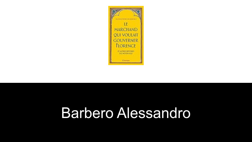 livres de Barbero Alessandro