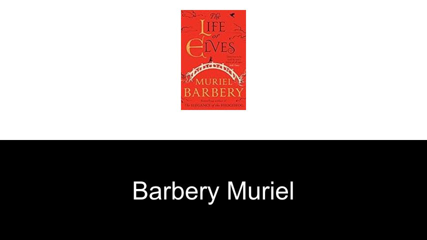 livres de Barbery Muriel