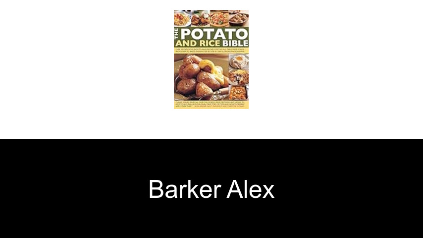 livres de Barker Alex