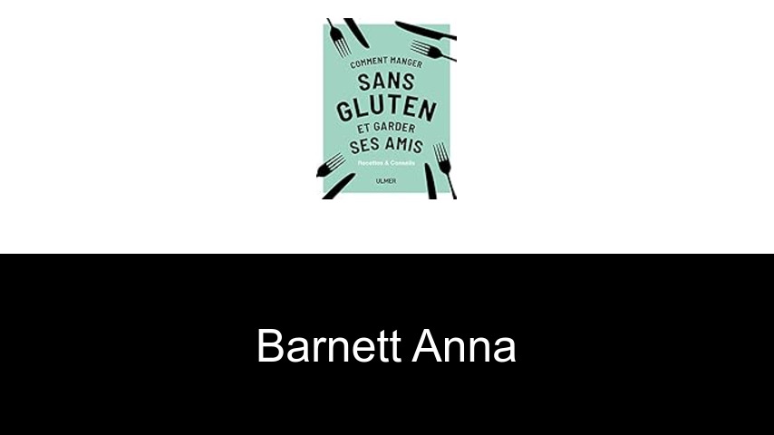 livres de Barnett Anna