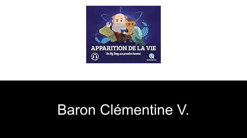 livres de Baron Clémentine V.