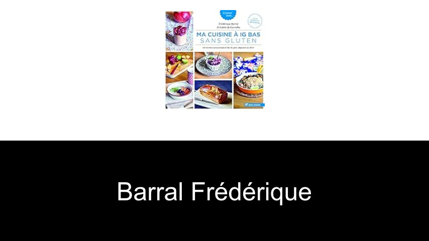 livres de Barral Frédérique