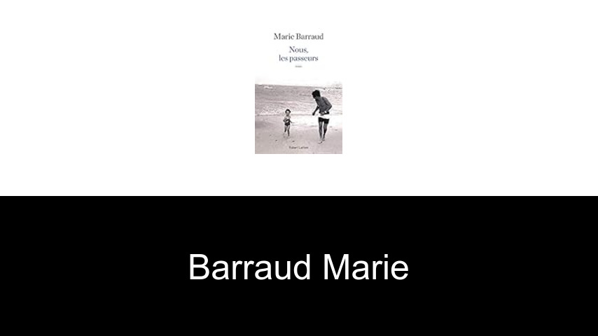 livres de Barraud Marie