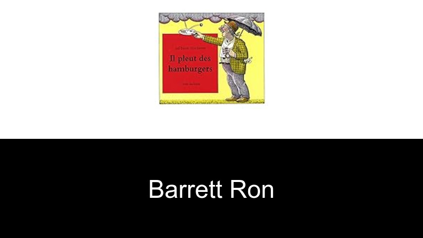livres de BARRETT RON