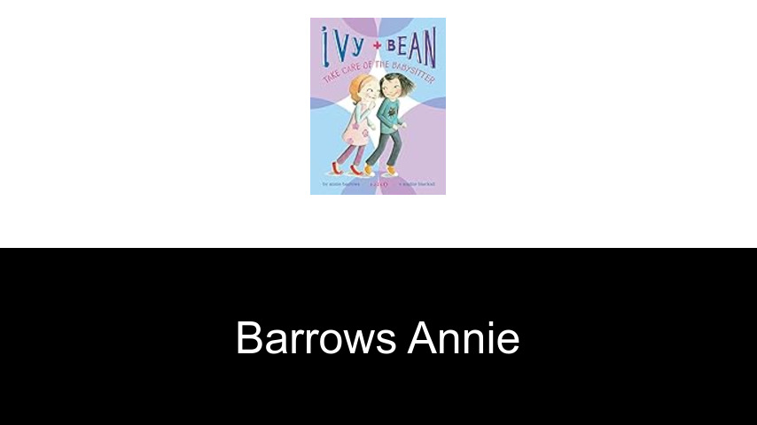 livres de Barrows Annie