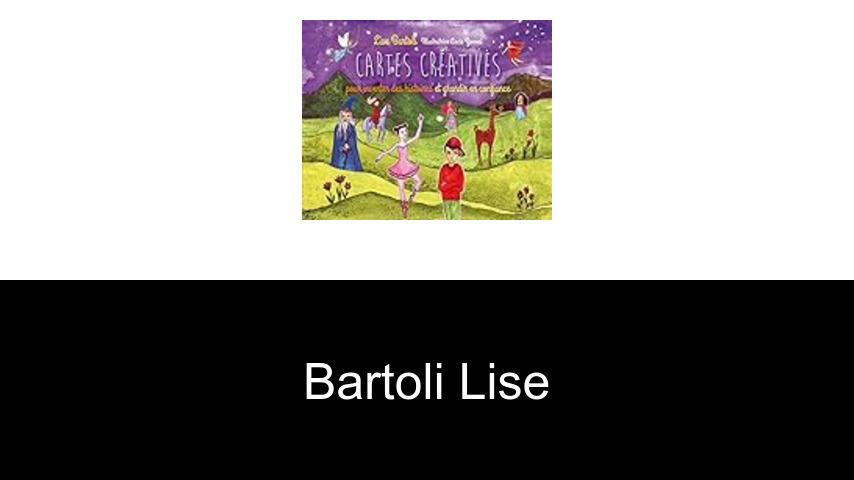 livres de Bartoli Lise