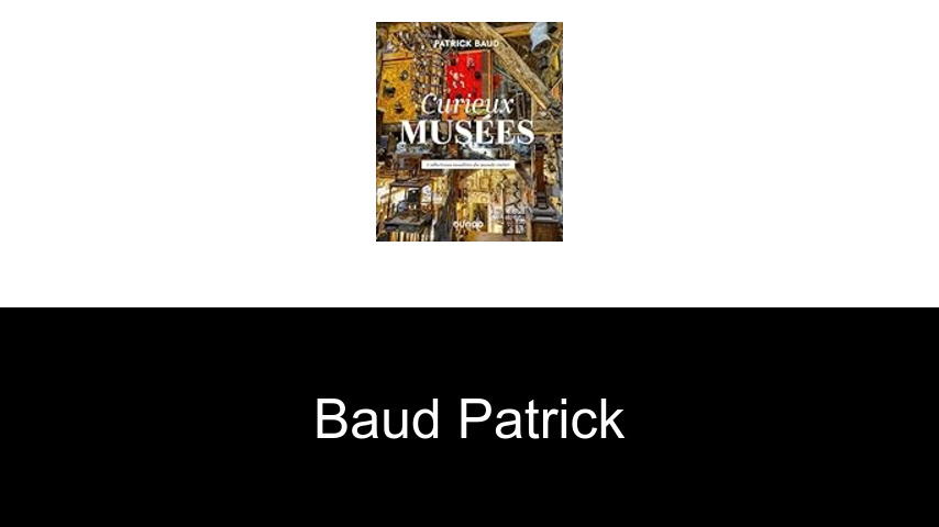 livres de Baud Patrick