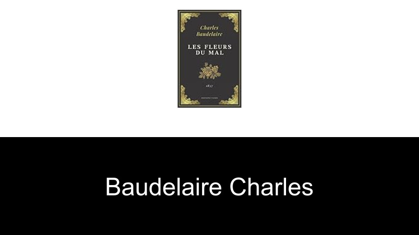 livres de Baudelaire Charles