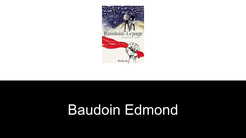 livres de Baudoin Edmond