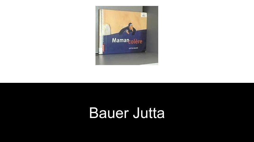 livres de Bauer Jutta