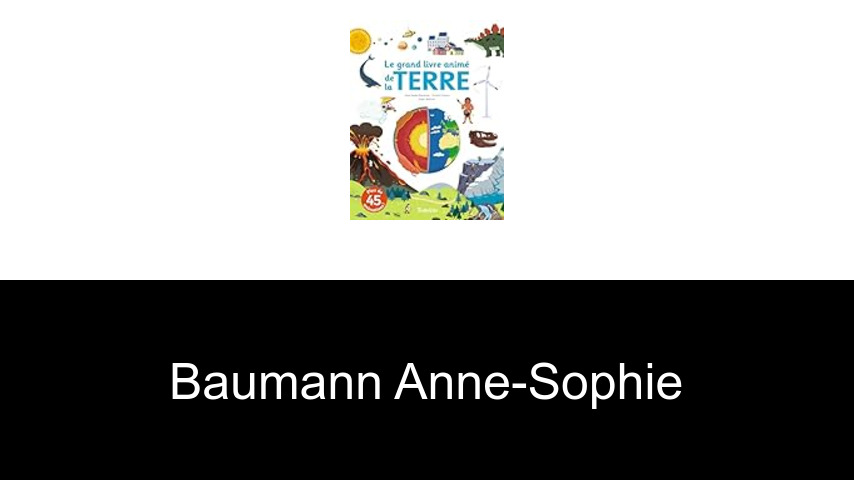 livres de Baumann Anne-Sophie