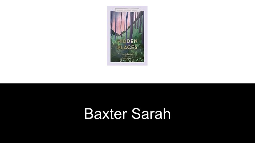 livres de Baxter Sarah