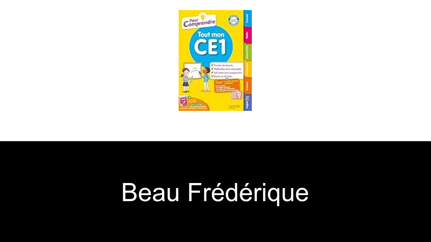 livres de Beau Frédérique