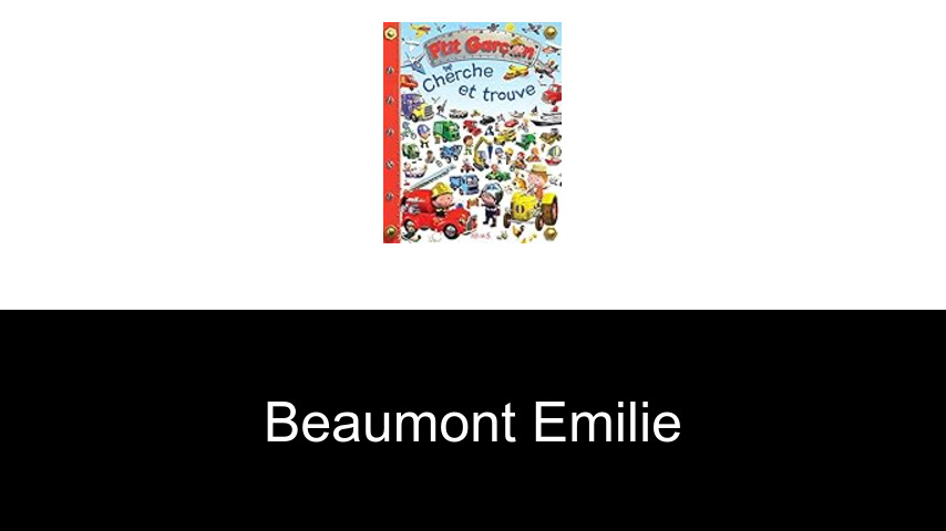 livres de Beaumont Emilie