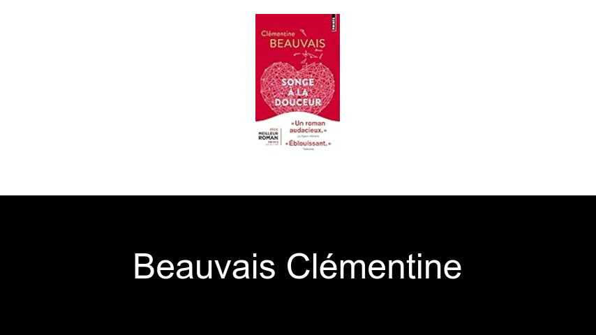 livres de Beauvais Clémentine
