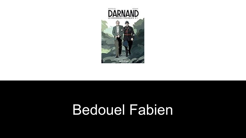 livres de Bedouel Fabien