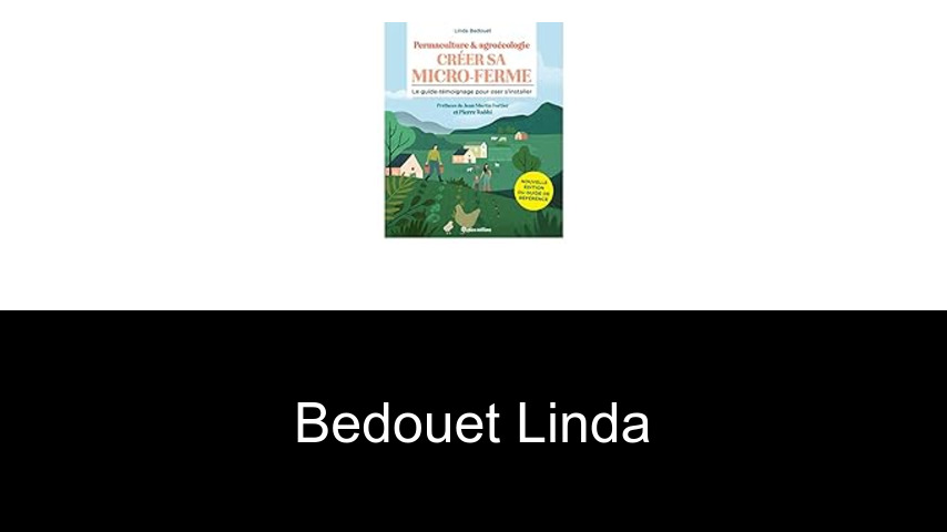 livres de Bedouet Linda