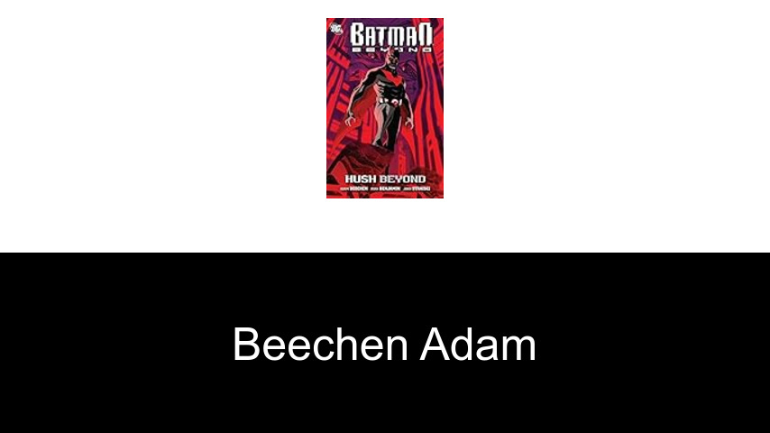 livres de Beechen Adam