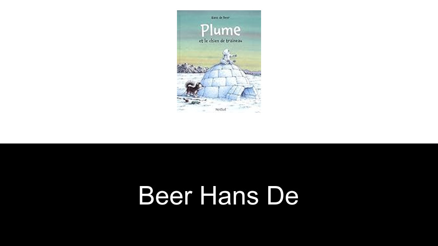 livres de Beer Hans de