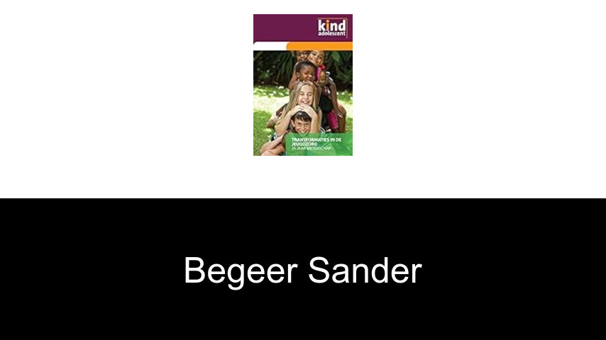 livres de Begeer Sander