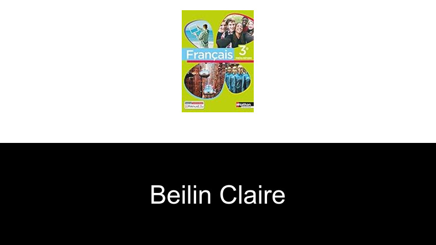 livres de Beilin Claire