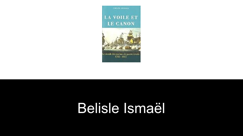 livres de BELISLE Ismaël