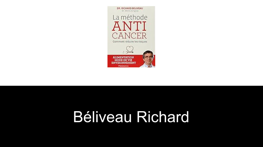 livres de Béliveau Richard