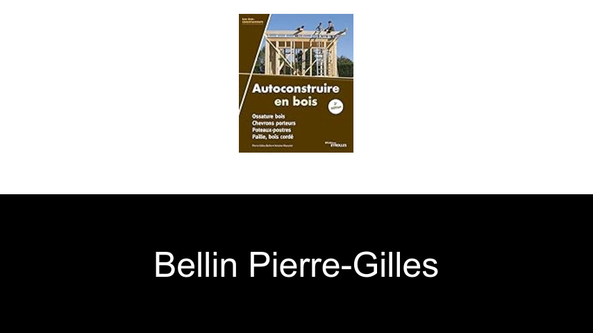 livres de Bellin Pierre-Gilles