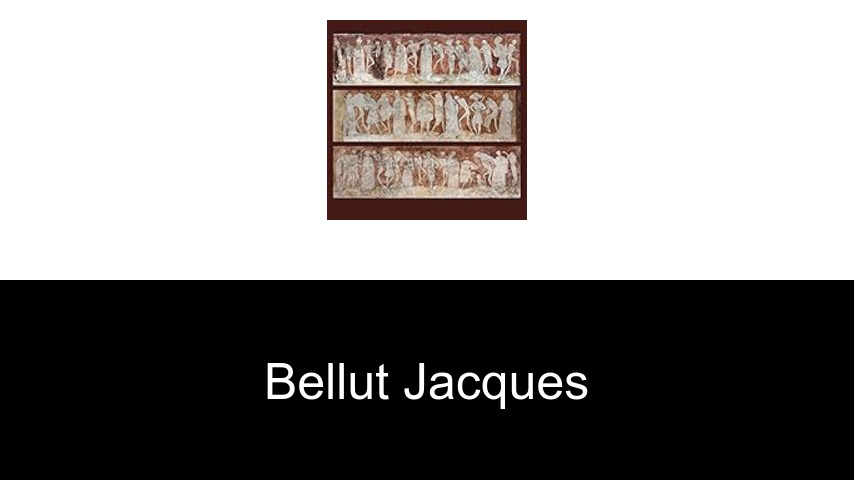 livres de Bellut Jacques