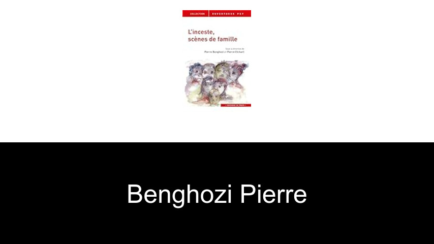 livres de Benghozi Pierre