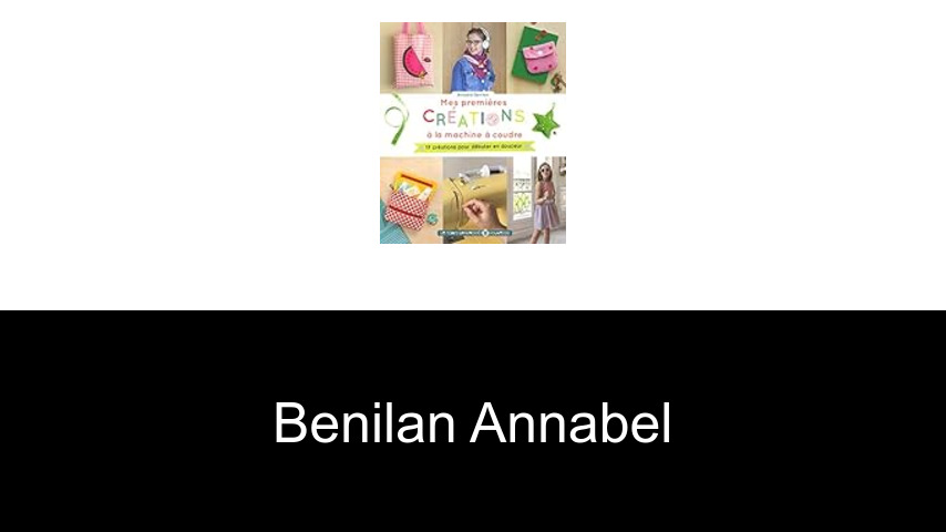 livres de Benilan Annabel