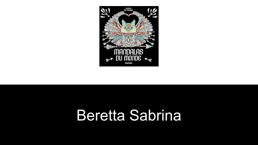 livres de Beretta Sabrina