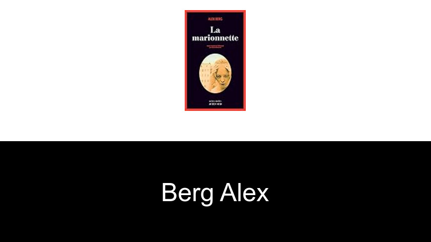 livres de Berg Alex