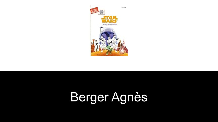 livres de Berger Agnès