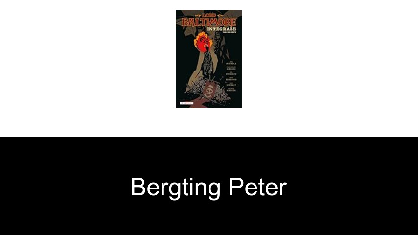 livres de Bergting Peter
