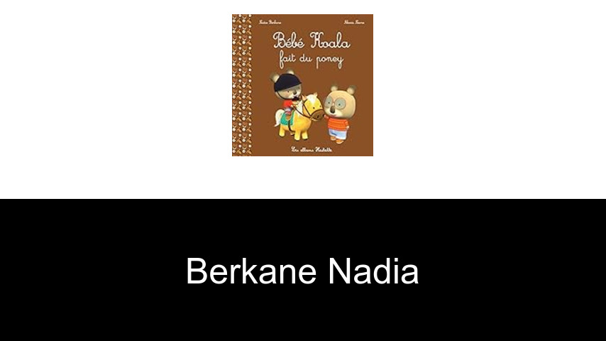 livres de Berkane Nadia