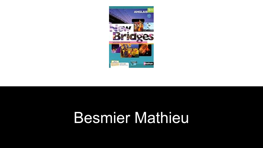 livres de Besmier Mathieu
