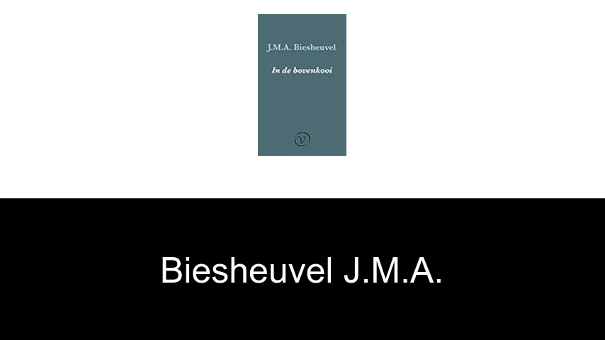 livres de Biesheuvel J.M.A.