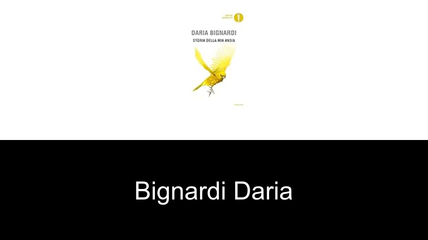 livres de Bignardi Daria