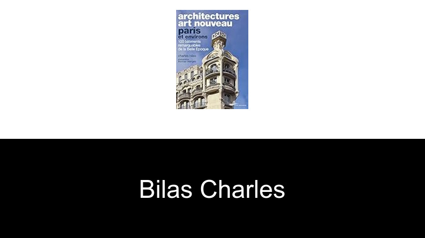 livres de Bilas Charles