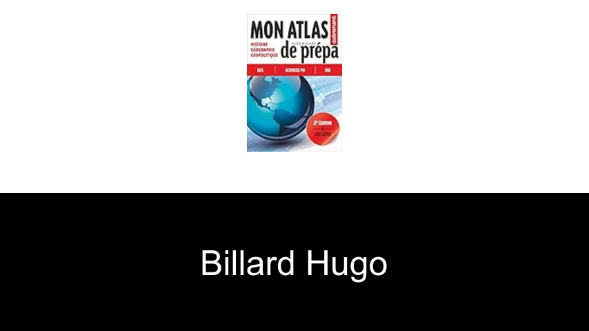 livres de Billard Hugo