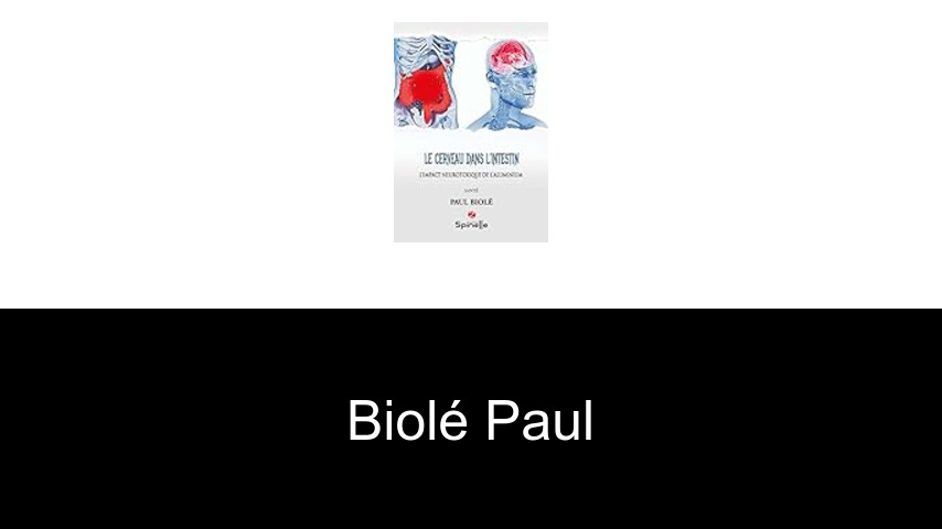livres de Biolé Paul