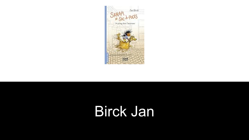 livres de Birck Jan