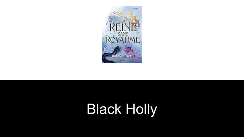 livres de BLACK Holly