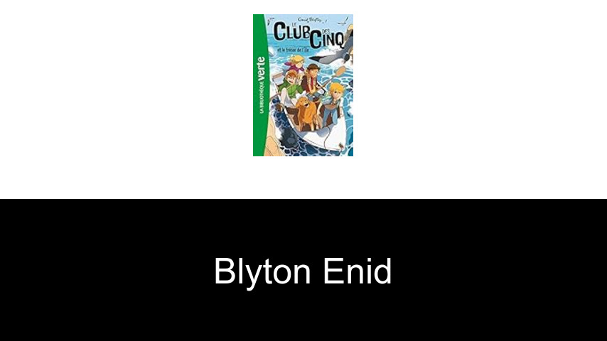 livres de Blyton Enid