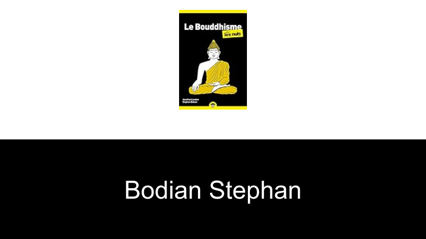 livres de Bodian Stephan