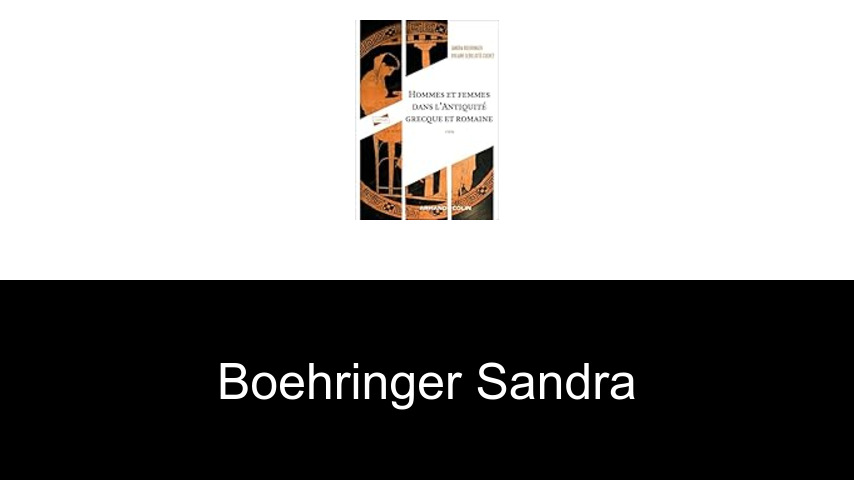 livres de Boehringer Sandra