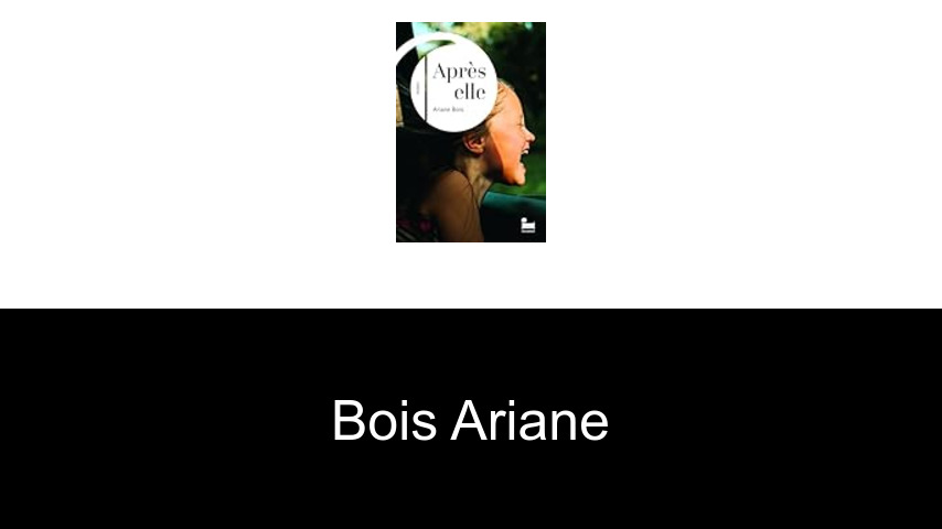 livres de Bois Ariane