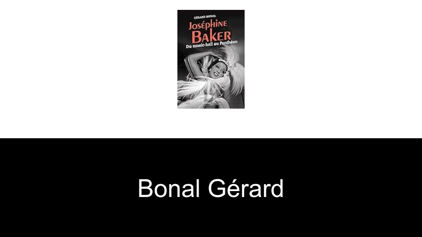 livres de Bonal Gérard