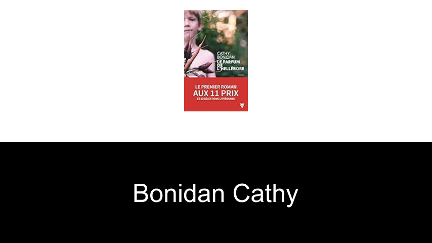 livres de Bonidan Cathy